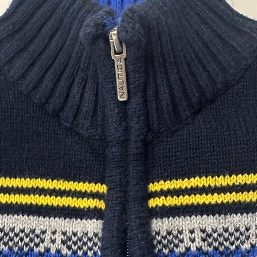 Nautica Sweater Cardigan & Button Down Dress Shirt 18-24m